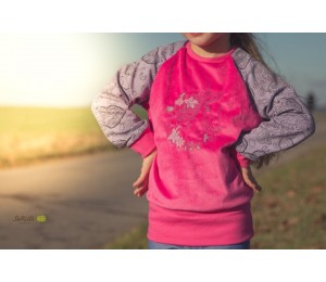 Stickdserie - Blumen Pferde Line Art